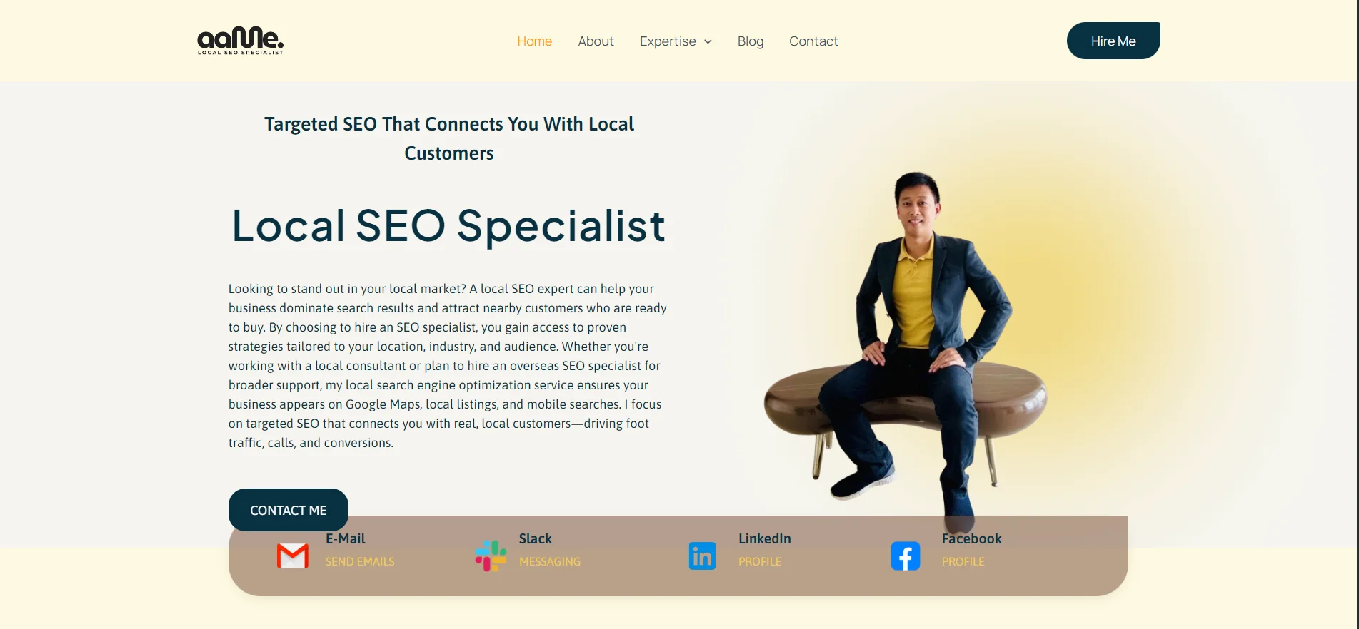 aaMe local seo homepage