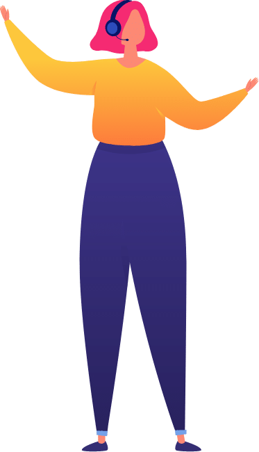 faq female background