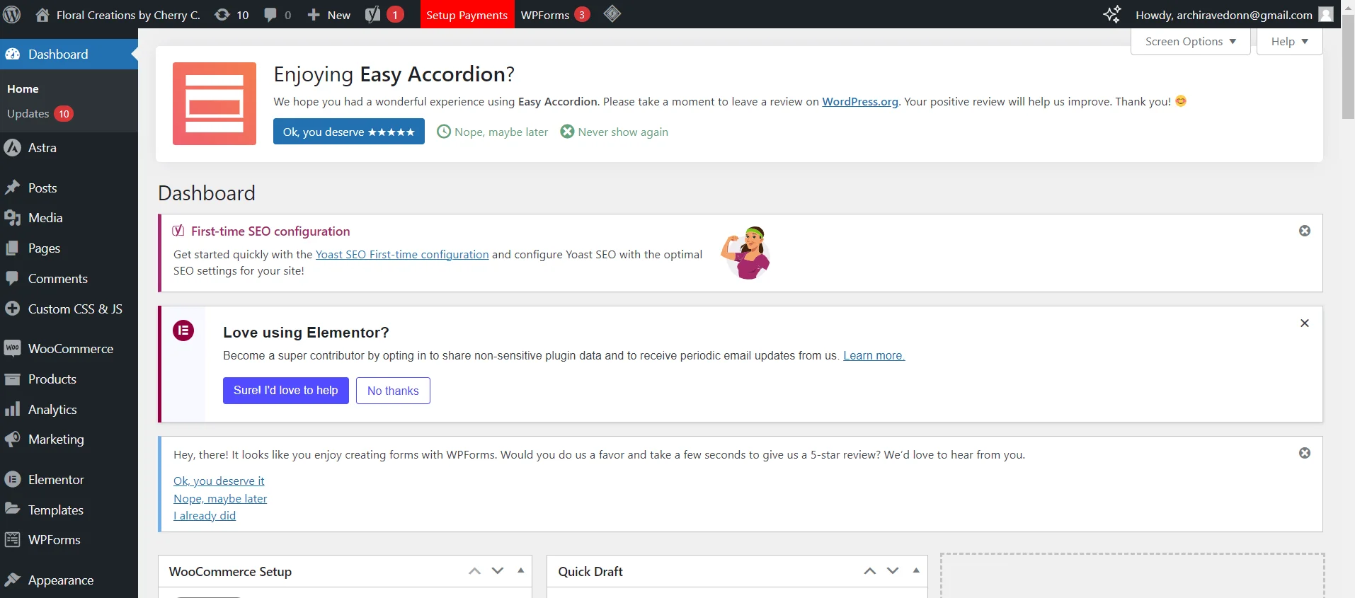 floral website backend