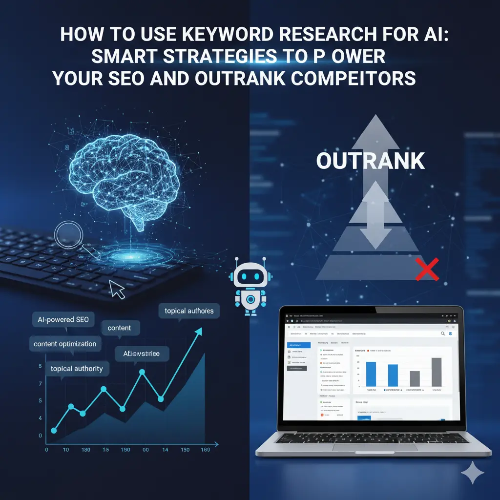 how to use keyword research for AI featured photo